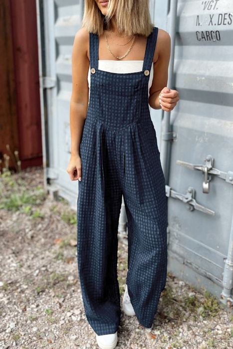 Melissa Print High Waist Overall