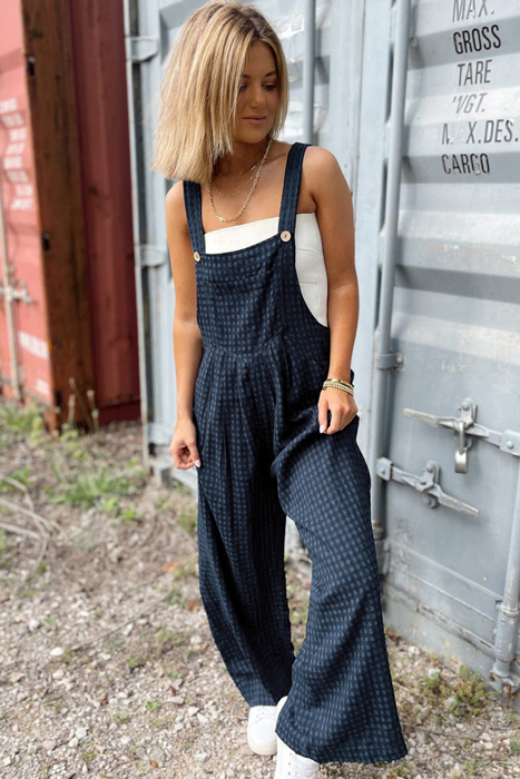 Melissa Print High Waist Overall