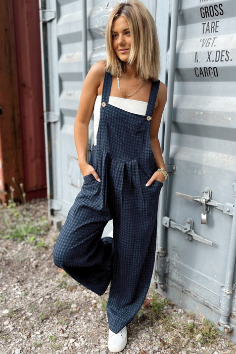 Melissa Print High Waist Overall