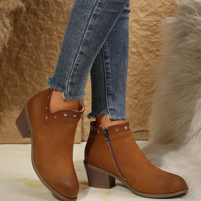 Melody Studded Ankle Boots