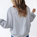  Mercy Hem Pullover top Long Sleeve Top