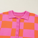  Meredith Polo Collar Baggy Sweater