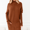 Chestnut XL Mia Center Seam Shift Sweater