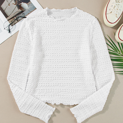 Mia Jacquard Slim Fit Top