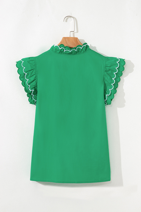 Mia Layered Short Sleeve Blouse