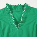  Mia Layered Short Sleeve Blouse