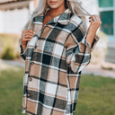  Mia Plaid Print Shirt