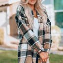  Mia Plaid Print Shirt