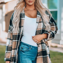 Mia Plaid Print Shirt