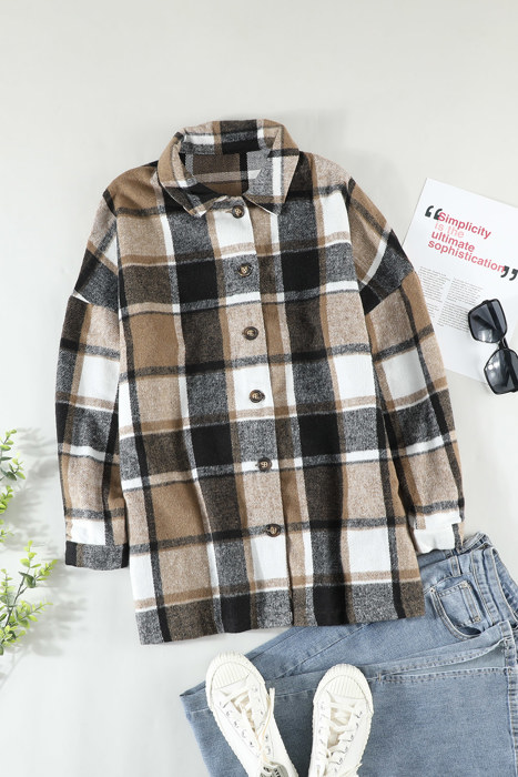 Mia Plaid Print Shirt