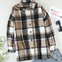  Mia Plaid Print Shirt
