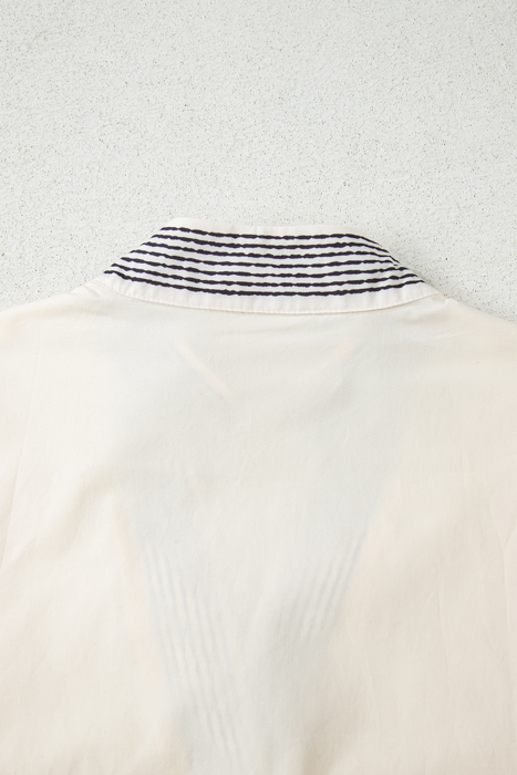 Micah Sleeve Contrast Patchwork Blouse