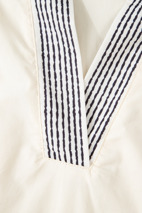 Micah Sleeve Contrast Patchwork Blouse