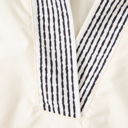  Micah Sleeve Contrast Patchwork Blouse