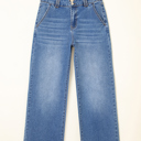 Sky Blue Size 16 Mikaela Fly Straight Leg Jeans