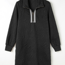  Mikaela Zipper Shift Mini Dress