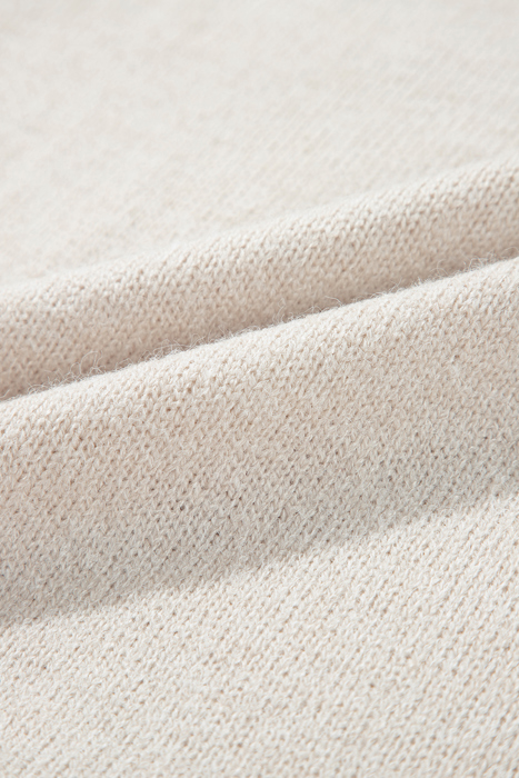 Mila Beaded High Bodycon Sweater