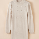 Parchment XL Mila Beaded High Bodycon Sweater