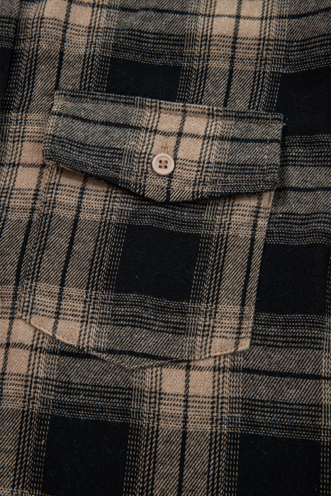 Mila Double Flap Brushed Shacket