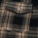  Mila Double Flap Brushed Shacket