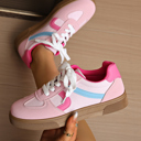  Mila Lace Up Flat Shoes