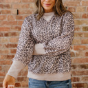  Mila Print Patchwork Sweatshirt