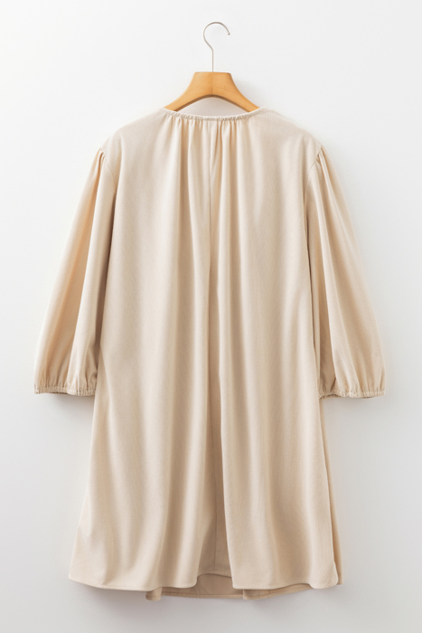 Mila Scallop Detail Mini PLUS Dress