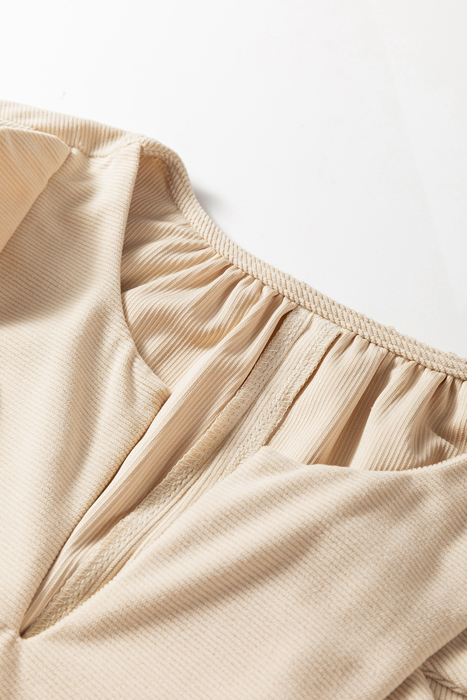 Mila Scallop Detail Mini PLUS Dress