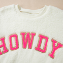  Mila Sherpa Howdy Patched Pullover