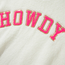  Mila Sherpa Howdy Patched Pullover