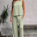  Mila Textured Tank Top Set