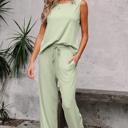  Mila Textured Tank Top Set