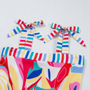  Milan Striped Trim Maxi Sundress