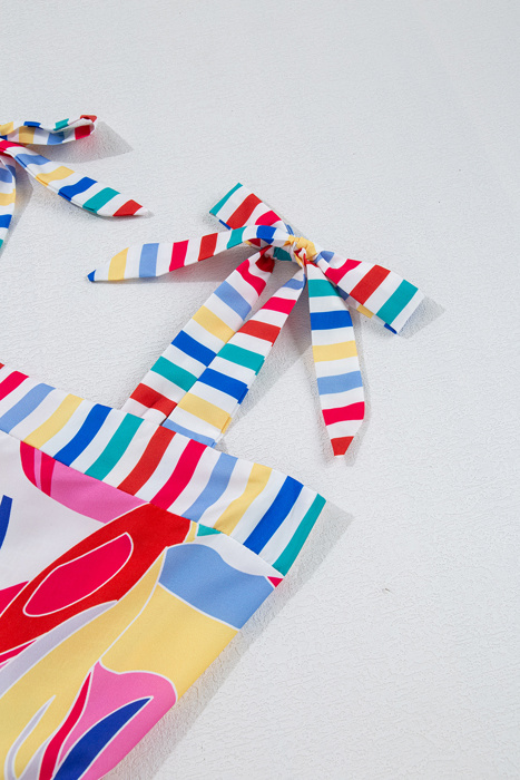 Milan Striped Trim Maxi Sundress