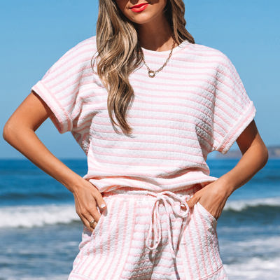 Milana Stripe Knitted Set