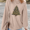Apricot Large Milazia Tree Graphic Corded Sweatshirt
