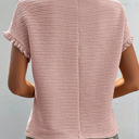  Miley Ruffled Short Sleeve Blouse