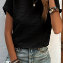  Miley Ruffled Short Sleeve Blouse