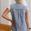  Miller Denim Flap Pocke Vest
