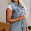  Miller Denim Flap Pocke Vest