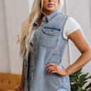  Miller Denim Flap Pocke Vest