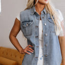  Miller Denim Flap Pocke Vest