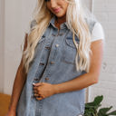  Miller Denim Flap Pocke Vest