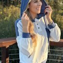  Millie Drawstring Hooded Top