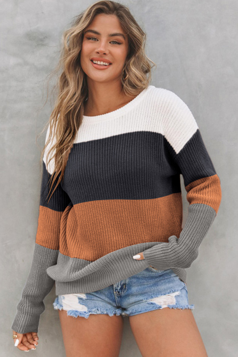Millie Knitted O Pullover Sweater
