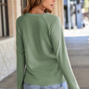  Millie Seam Detail Raglan Long Sleeve Top