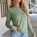  Millie Seam Detail Raglan Long Sleeve Top