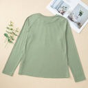  Millie Seam Detail Raglan Long Sleeve Top