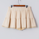  Millie Trim Boho Ruffled PLUS Shorts