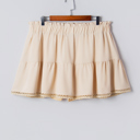  Millie Trim Boho Ruffled PLUS Shorts